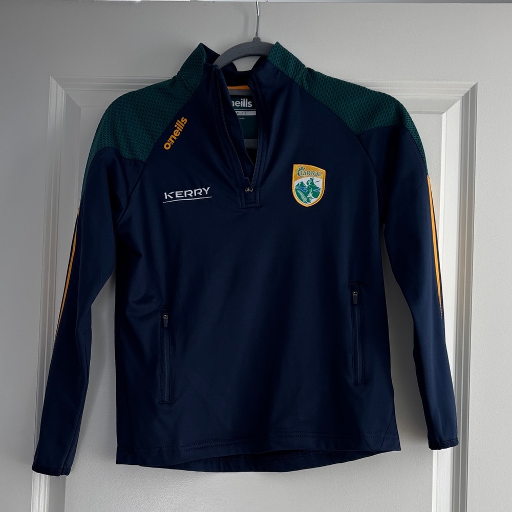 O'Neills Kerry GAA Rockway Brushed Half Zip